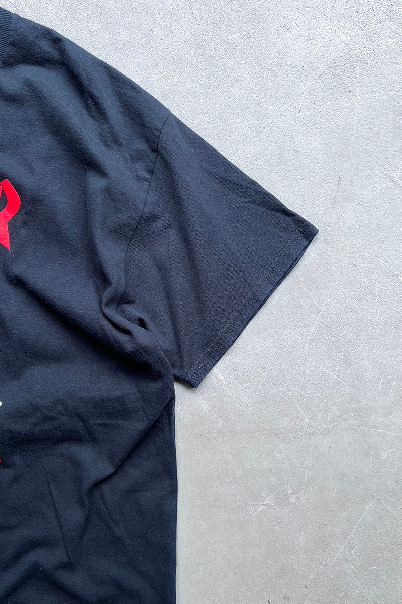 SKATE ROCK LOGO T-SHIRT USA Model / BLACK [SIZE: L USED]