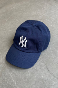 Y2K EARLY 00'S NY YANKEES CAP / NAVY [ONE SIZE USED]