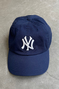 Y2K EARLY 00'S NY YANKEES CAP / NAVY [ONE SIZE USED]