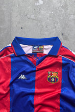 画像をギャラリービューアに読み込む, 92-95&#39;S FC BARCELONA FOOTBALL GAME SHIRT  / RED [SIZE: M USED]
