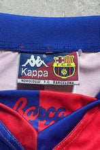 画像をギャラリービューアに読み込む, 92-95&#39;S FC BARCELONA FOOTBALL GAME SHIRT  / RED [SIZE: M USED]
