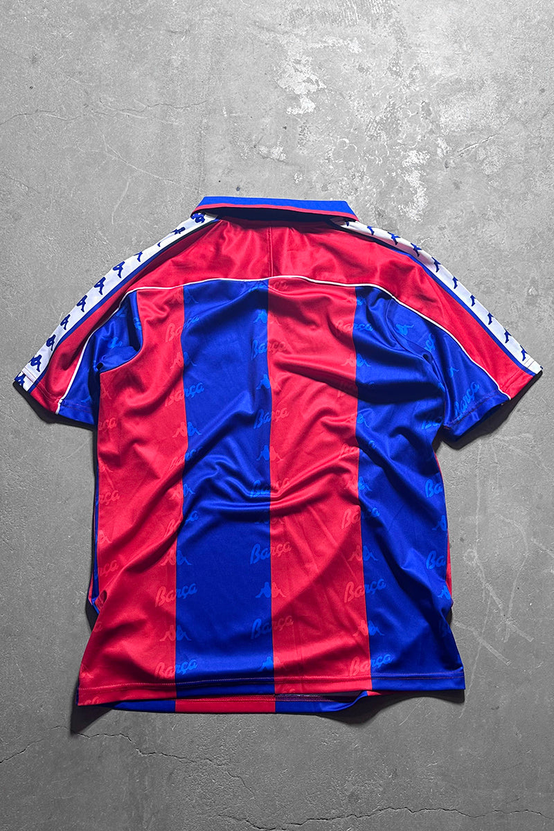 92-95 FC BARCELONA FOOTBALL GAME SHIRT / RED [SIZE: M USED]