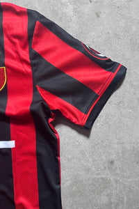 90'S AC MILAN FOOTBALL GAME SHIRT  / RED [SIZE: M USED]