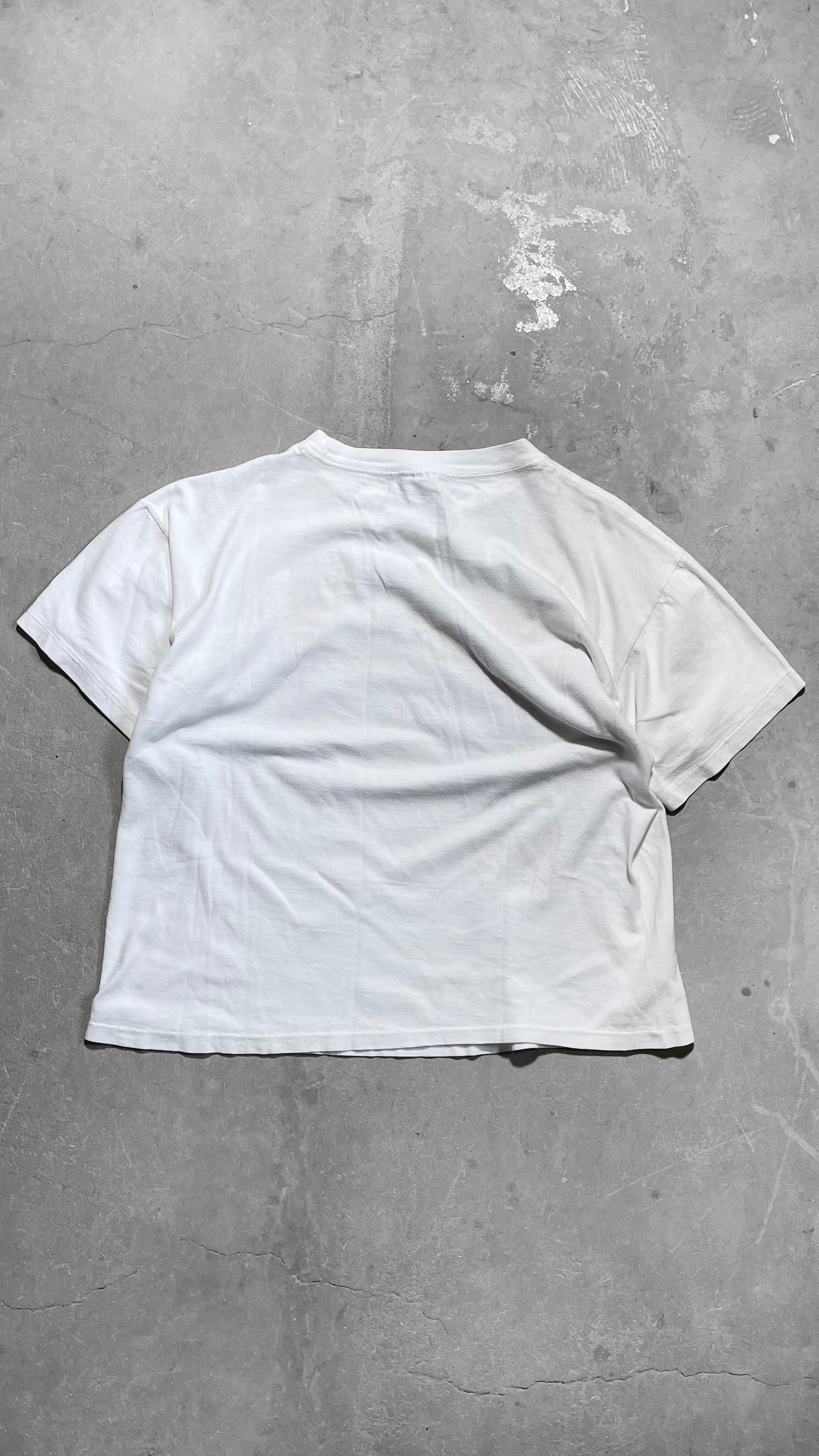 90'S HOW ARE YOU FEELING TODAY? T-SHIRT / WHITE [SIZE: L USED]