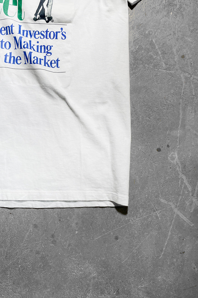 MADE IN USA 90'S SAFE SEX EROTIC T-SHIRT / WHITE [SIZE: L USED]