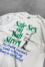 画像をギャラリービューアに読み込む, MADE IN USA 90&#39;S SAFE SEX EROTIC T-SHIRT  / WHITE [SIZE: L USED]
