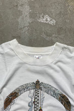 画像をギャラリービューアに読み込む, MADE IN USA 93&#39;S PEACE DESIGN T-SHIRT / WHITE [SIZE: L USED]
