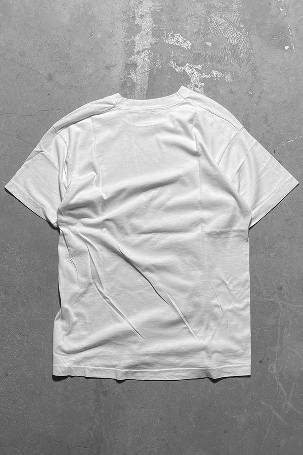 MADE IN USA 93'S PEACE DESIGN T-SHIRT / WHITE [SIZE: L USED]