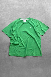 Y2K EARLY 00'S S/S LOGO T-SHIRT / GREEN [SIZE: M USED]