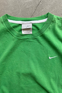 Y2K EARLY 00'S S/S LOGO T-SHIRT / GREEN [SIZE: M USED]