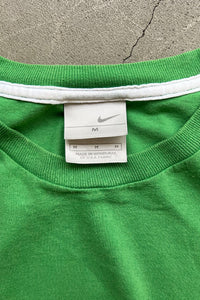 Y2K EARLY 00'S S/S LOGO T-SHIRT / GREEN [SIZE: M USED]