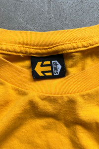 MADE IN MEXICO 90'S SKATEBOARDING T-SHIRT  / YELLOW [SIZE: L USED]