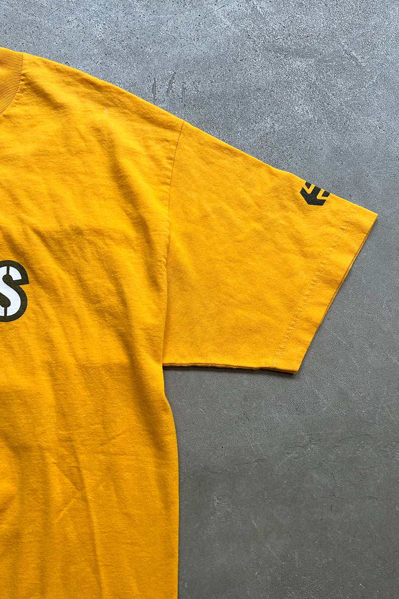 MADE IN MEXICO 90'S SKATEBOARDING T-SHIRT / YELLOW [SIZE: L USED]