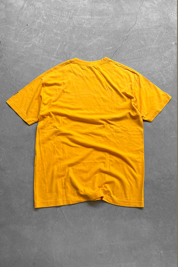 MADE IN MEXICO 90'S SKATEBOARDING T-SHIRT / YELLOW [SIZE: L USED]