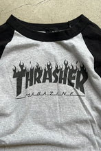 画像をギャラリービューアに読み込む, MADE IN MEXICO FLAME LOGO RAGLAN T-SHIRT USA企画品 / BLACK [SIZE: M USED]
