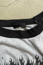 画像をギャラリービューアに読み込む, MADE IN MEXICO FLAME LOGO RAGLAN T-SHIRT USA企画品 / BLACK [SIZE: M USED]
