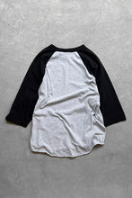 画像をギャラリービューアに読み込む, MADE IN MEXICO FLAME LOGO RAGLAN T-SHIRT USA企画品 / BLACK [SIZE: M USED]
