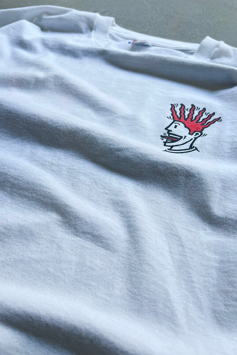 MADE IN USA 90'S MTV T-SHIRT / WHITE [SIZE: XL USED]