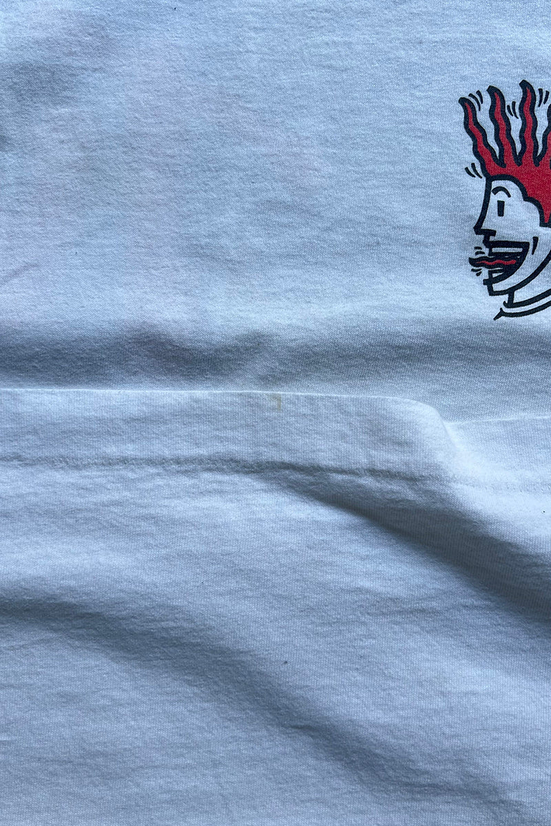 MADE IN USA 90'S MTV T-SHIRT / WHITE [SIZE: XL USED]