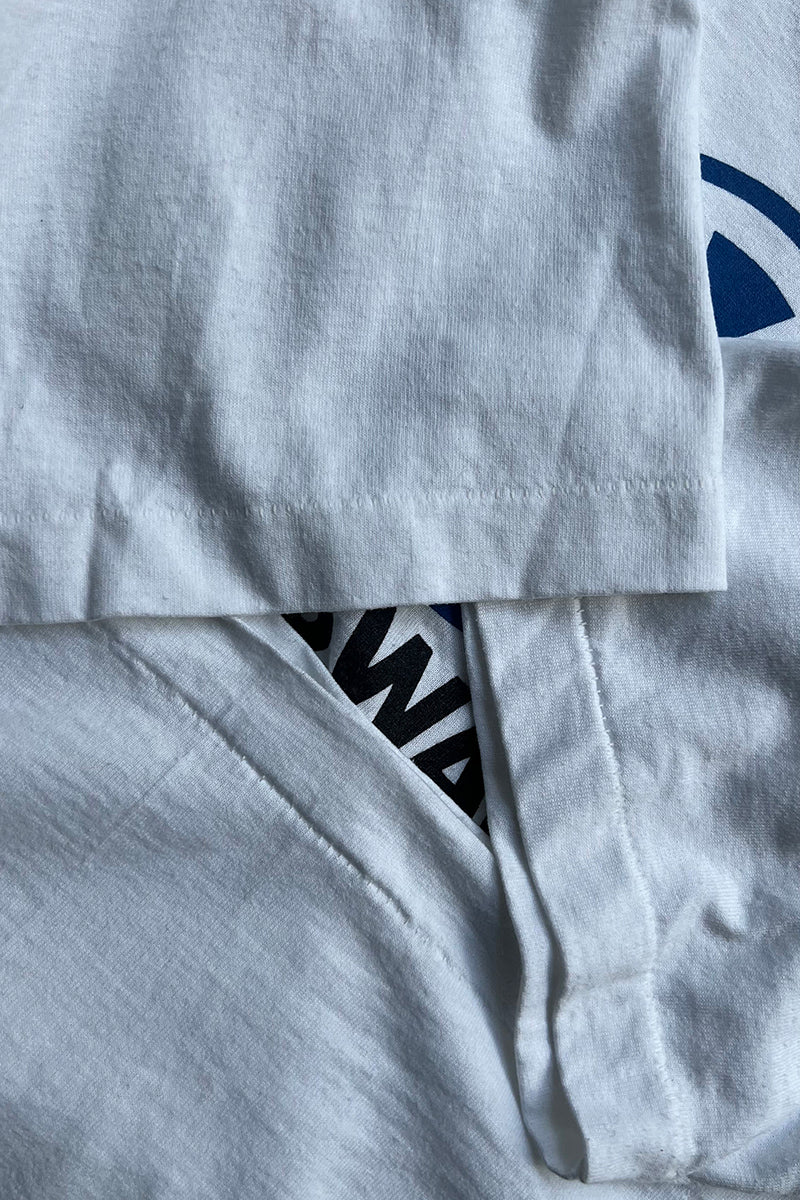 MADE IN USA 90'S VOLKSWAGEN ADVERTISING T-SHIRT / WHITE [SIZE: L USED]