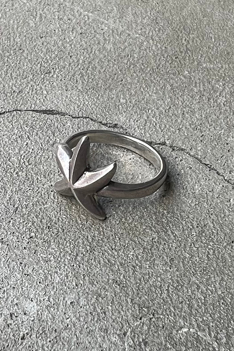 925 SILVER RING / SILVER [SIZE: 16号相当 USED]