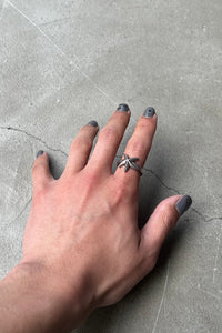 925 SILVER RING / SILVER [SIZE: 16号相当 USED]