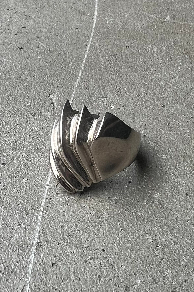 MADE IN MEXICO 925 SILVER RING / SILVER [SIZE: 14号相当 USED]