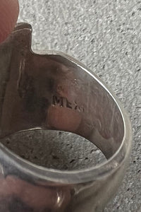 MADE IN MEXICO 925 SILVER RING / SILVER [SIZE: 14号相当 USED]