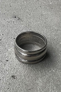 925 SILVER RING / SILVER [SIZE: 17号相当 USED]