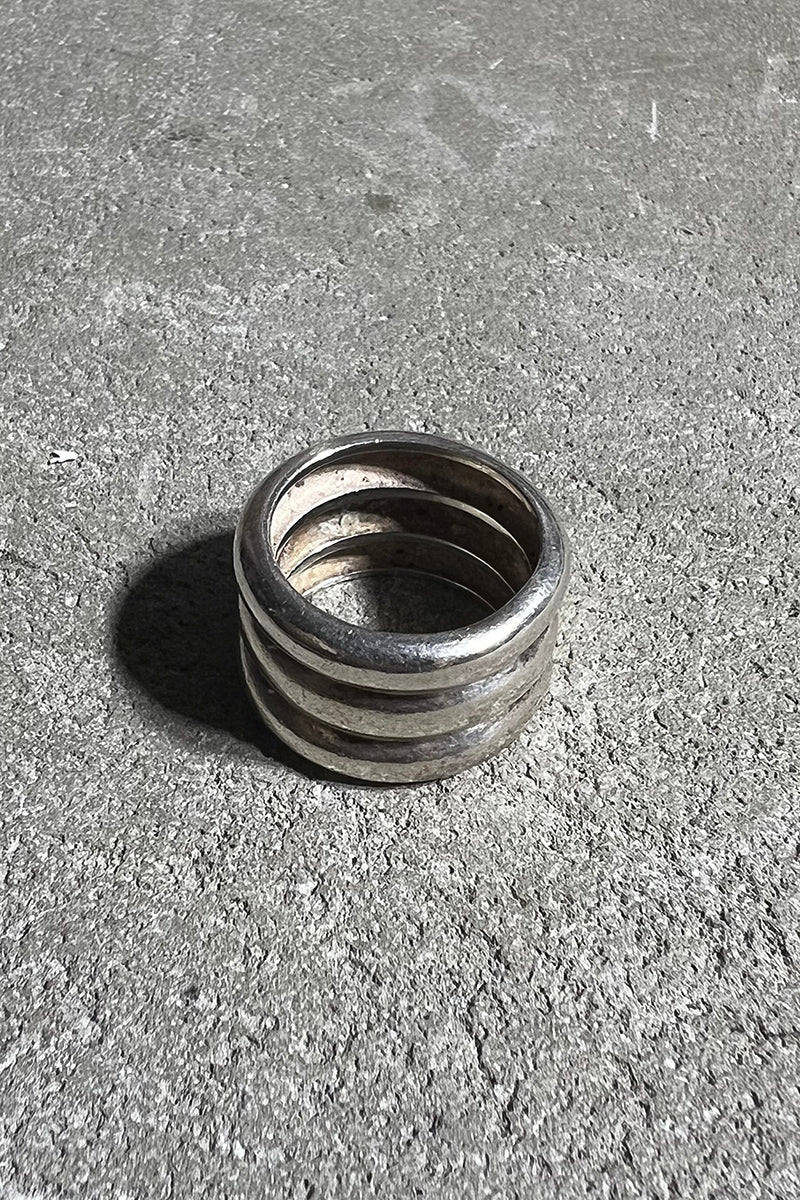 925 SILVER RING / SILVER [SIZE: Equivalent to JP 14 USED]