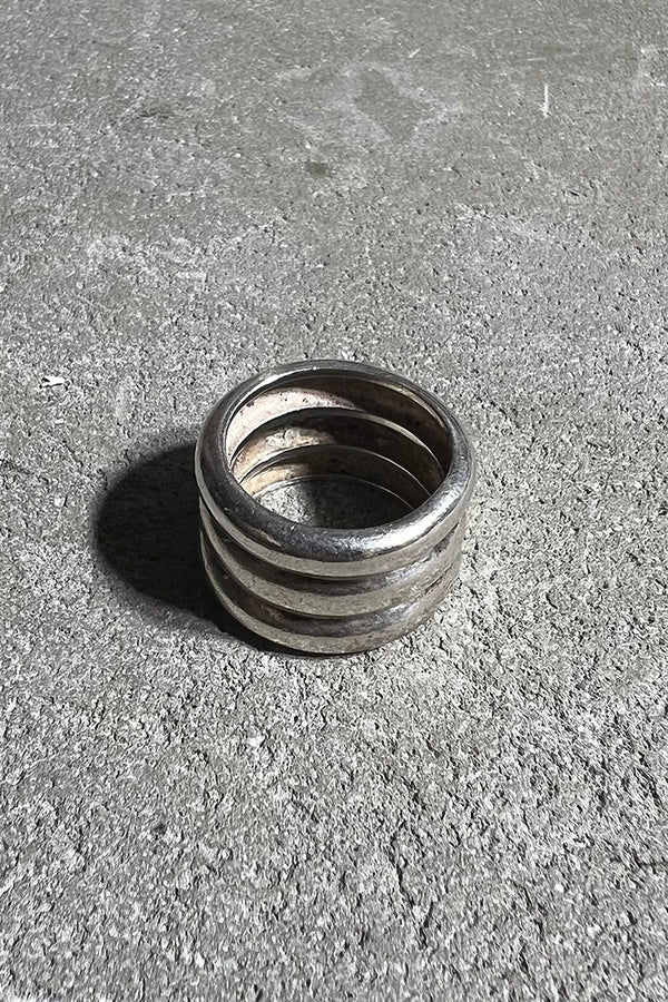 925 SILVER RING / SILVER [SIZE: Equivalent to JP 14 USED]