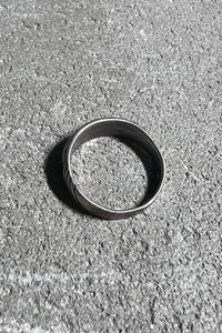 925 SILVER RING W/ONYX / SILVER [SIZE: 15号相当 USED]