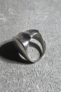 925 SILVER RING / SILVER [SIZE: 11号相当 USED]