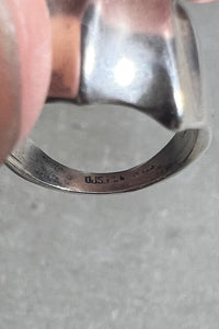 925 SILVER RING / SILVER [SIZE: 11号相当 USED]