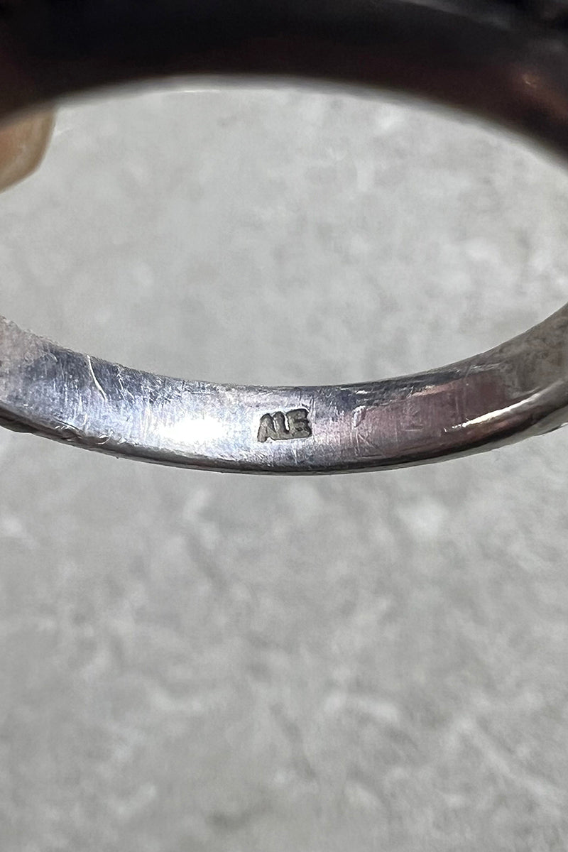 925 SILVER RING / SILVER [SIZE: US 8 (approx.) USED]