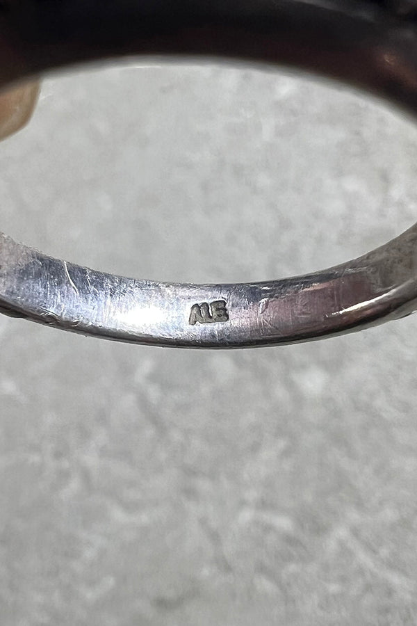 925 SILVER RING / SILVER [SIZE: US 8 (approx.) USED]