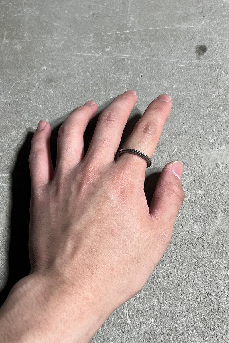 925 SILVER RING / SILVER [SIZE: US 8 (approx.) USED]