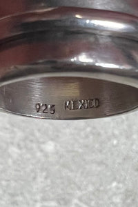MADE IN MEXICO 925 SILVER RING / SILVER [SIZE: 12号相当 USED]