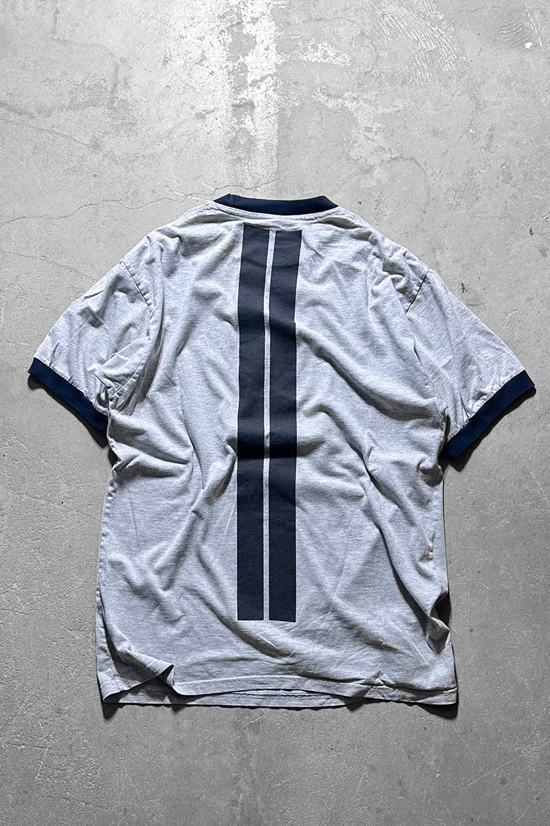 90'S RINGER T-SHIRT / GRAY [SIZE: M USED]