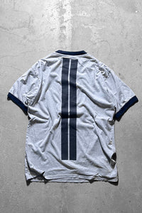 90'S RINGER T-SHIRT / GRAY [SIZE: M USED]