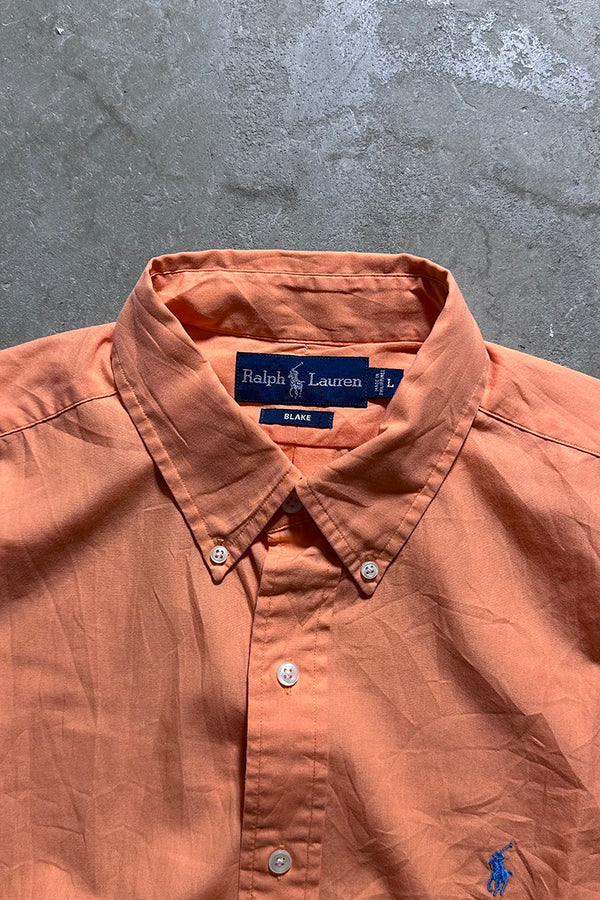 90'S S/S BD BLAKE SHIRT / ORANGE [SIZE: L USED]