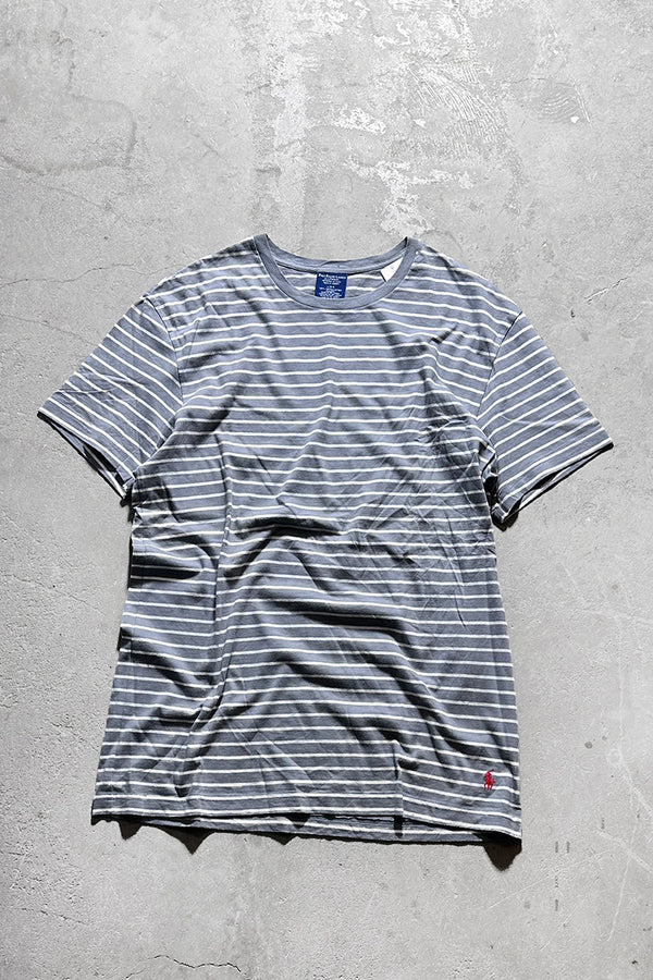 BORDER T-SHIRT / GRAY [SIZE: L USED]