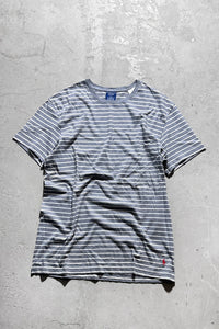 BORDER T-SHIRT / GRAY [SIZE: L USED]