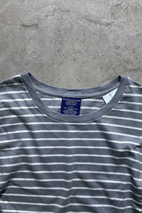 BORDER T-SHIRT / GRAY [SIZE: L USED]
