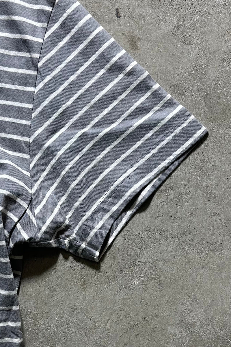 BORDER T-SHIRT / GRAY [SIZE: L USED]