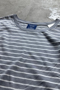 BORDER T-SHIRT / GRAY [SIZE: L USED]