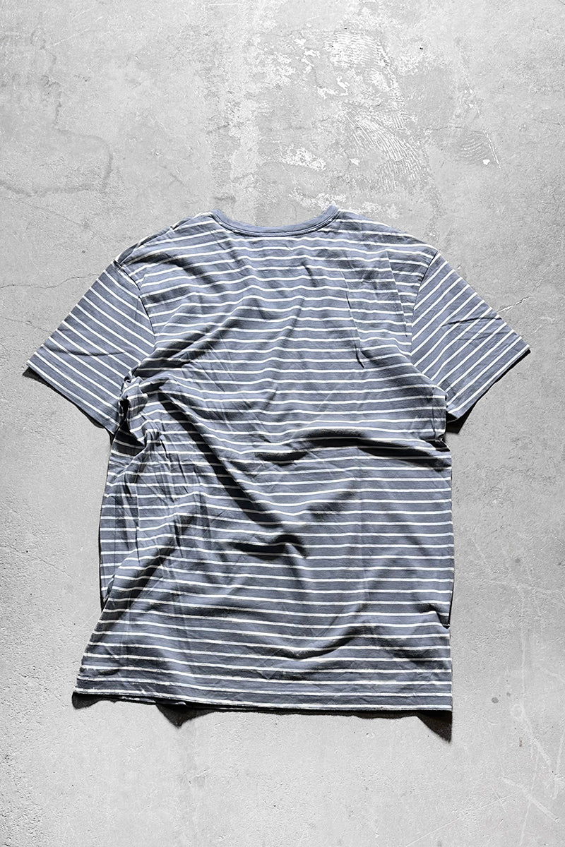 BORDER T-SHIRT / GRAY [SIZE: L USED]