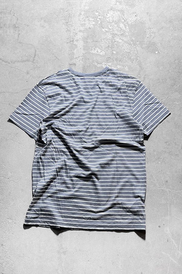 BORDER T-SHIRT / GRAY [SIZE: L USED]