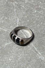 画像をギャラリービューアに読み込む, 925 SILVER RING W/TIGER EYE ONYX / SILVER [SIZE: 21号相当 USED]

