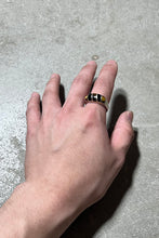 画像をギャラリービューアに読み込む, 925 SILVER RING W/TIGER EYE ONYX / SILVER [SIZE: 21号相当 USED]
